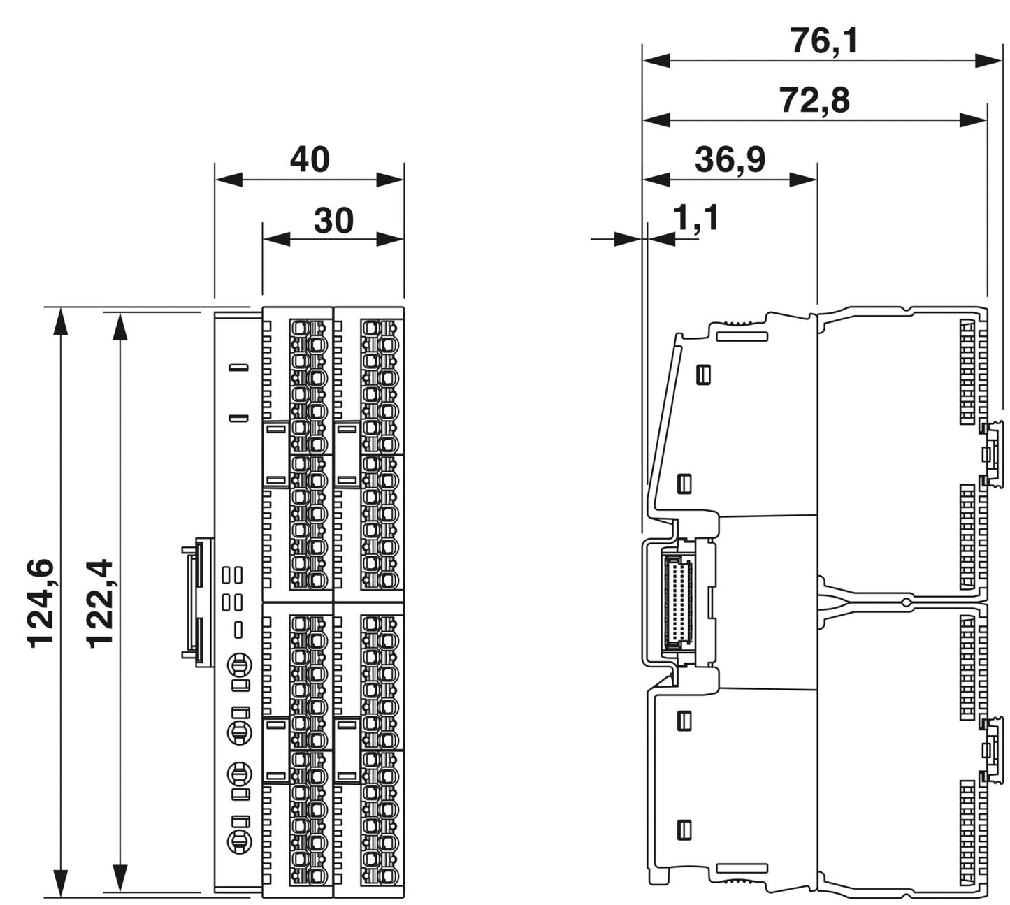 AXL F BP SE4 - Module carrier