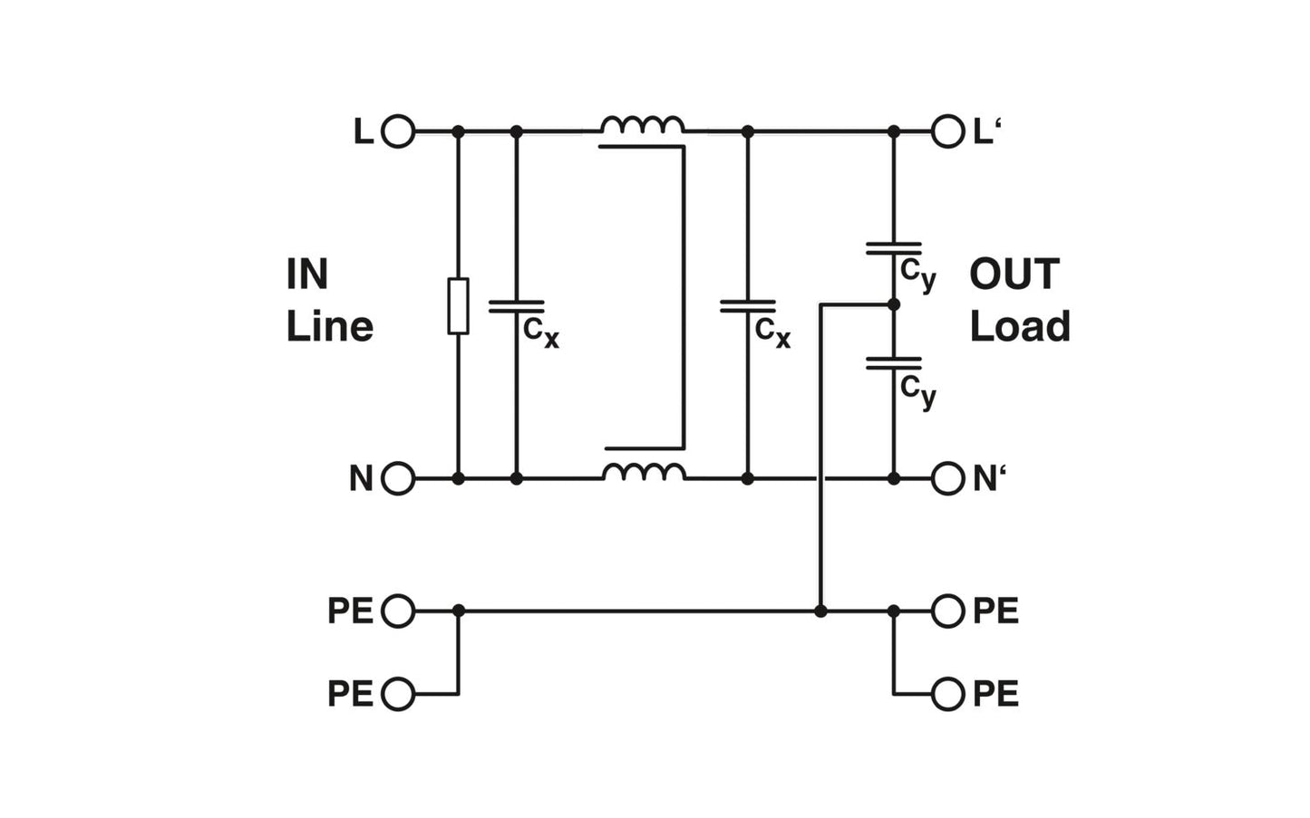 FIL-1S-1-20A-230AC-PT - EMC filter