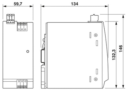 SFP2-1S-1-10A-230AC-PT - EMC filter surge protection device