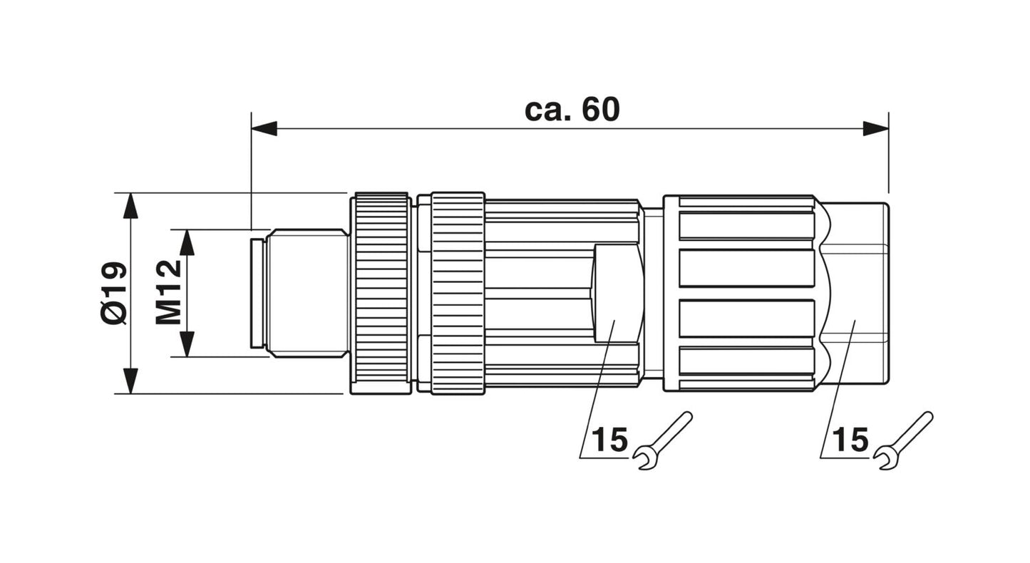 SACC-M12MS-5PL M - Connector