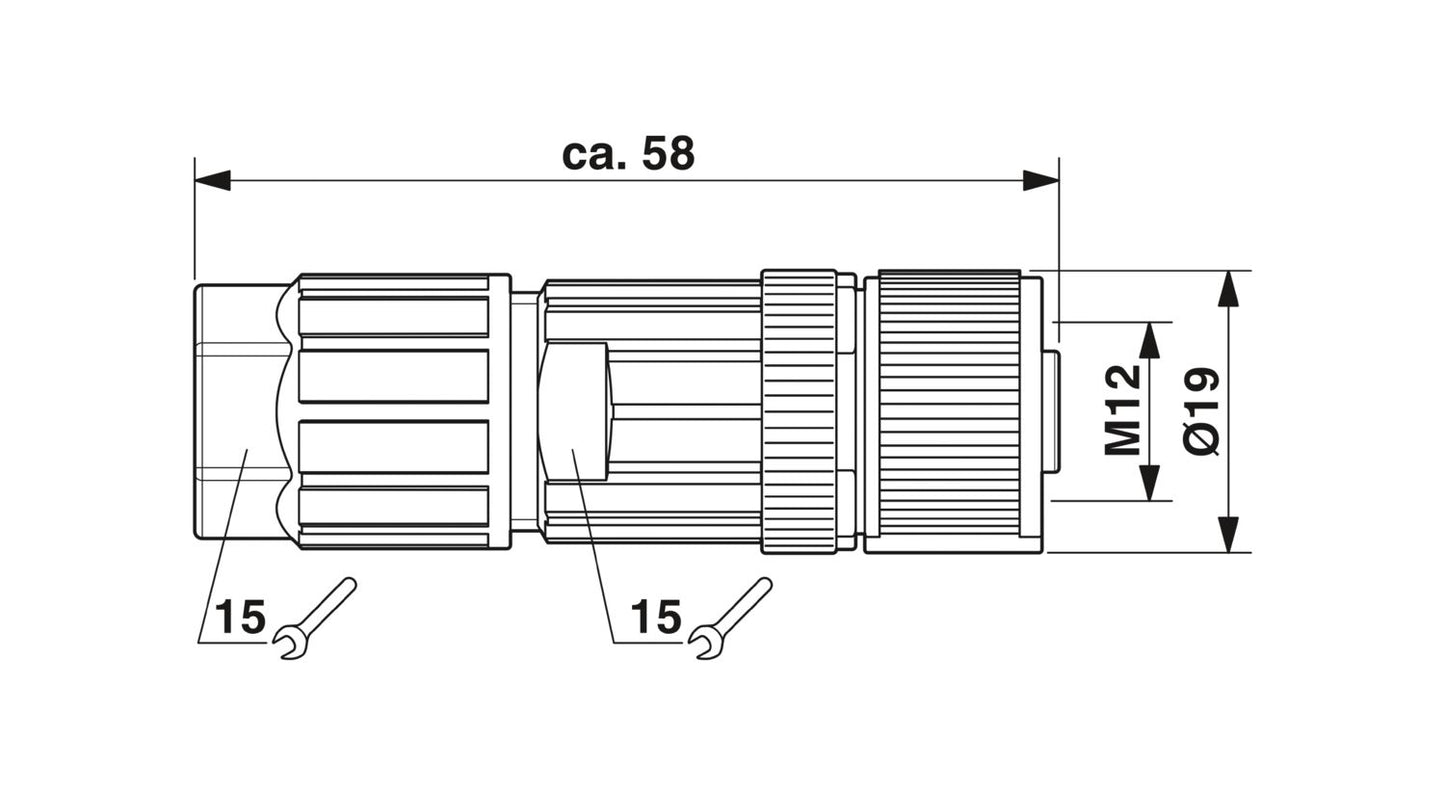 SACC-M12FS-5PL M - Connector