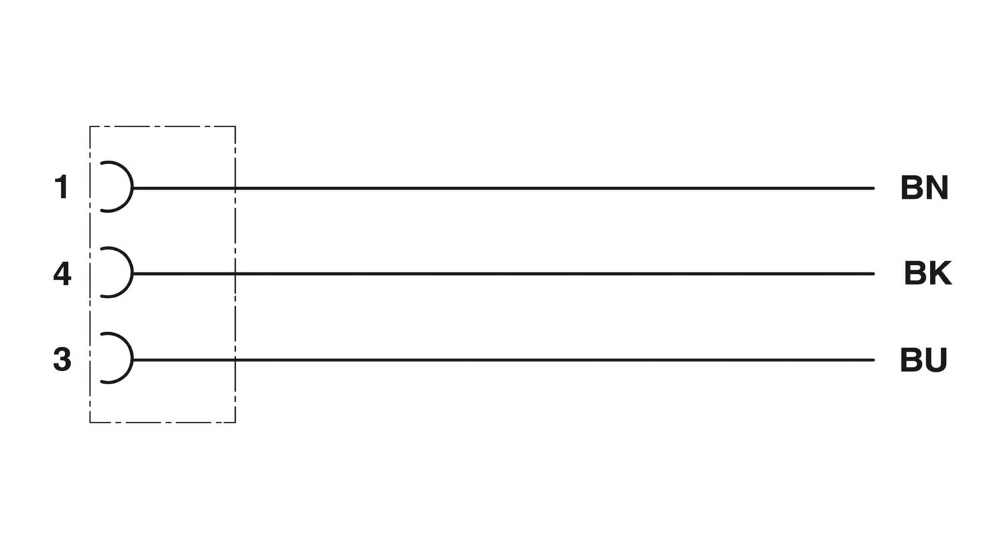 SAC-3P- 5,0-PUR/M 8FS - Sensor/actuator cable