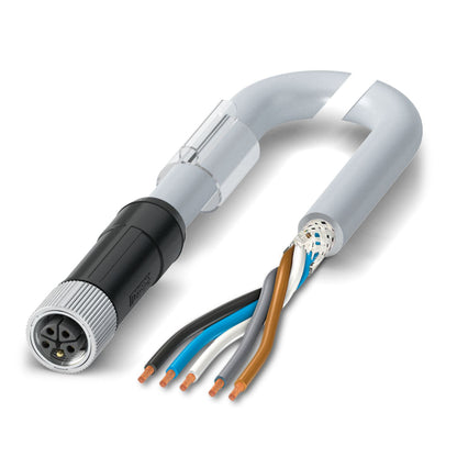 SAC-5P- 5,0-280/M12FSL FE SH - Power cable