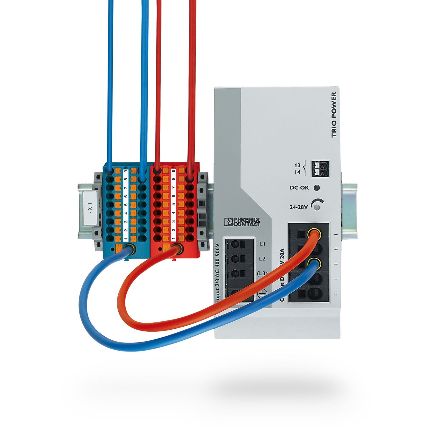 PTFIX 6/18X2,5-NS35 RD - Distribution block