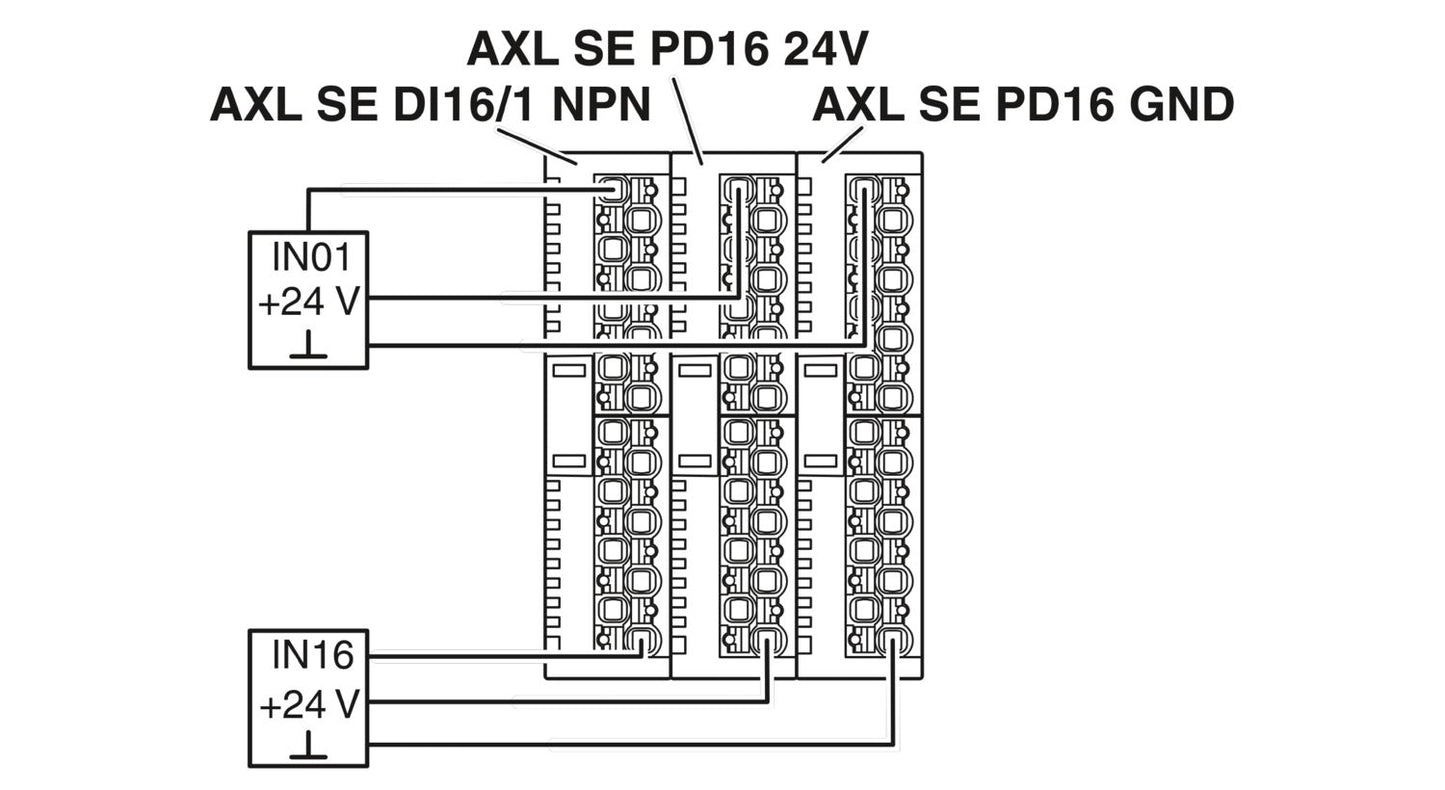 AXL SE DI16/1 NPN - Digital module