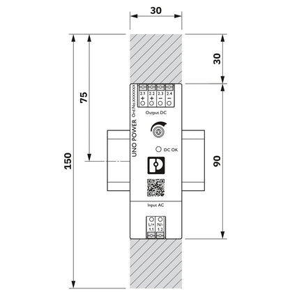 UNO2-PS/1AC/24DC/60W/PT - Power supply