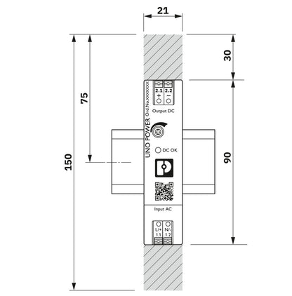 UNO2-PS/1AC/24DC/30W/PT - Power supply