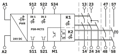 PSR-MC73-5NO-1DO-24DC-PI - Safety relays