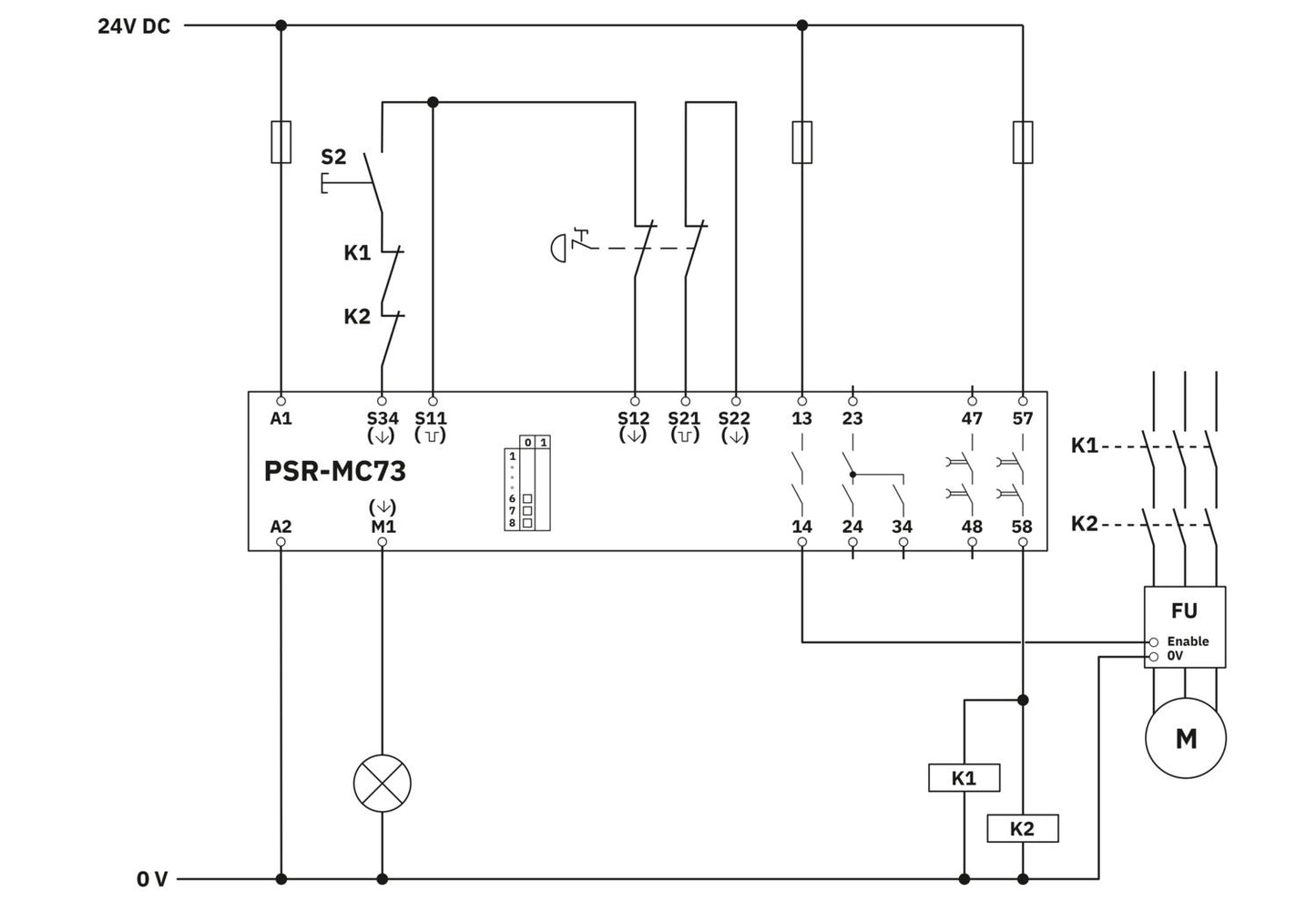 PSR-MC73-5NO-1DO-24DC-PI - Safety relays